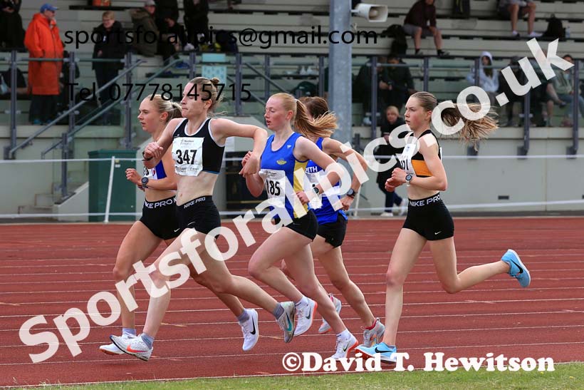Senior and Under-20s Womens 5000 metres, 2024 Northern Senior and Under-20s Track and Field Champs, Middlesbrough.  Photo: David T. Hewitson/Sports for All Pics